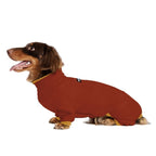 Dachshund stretch polo bodysuits in multiple colors
